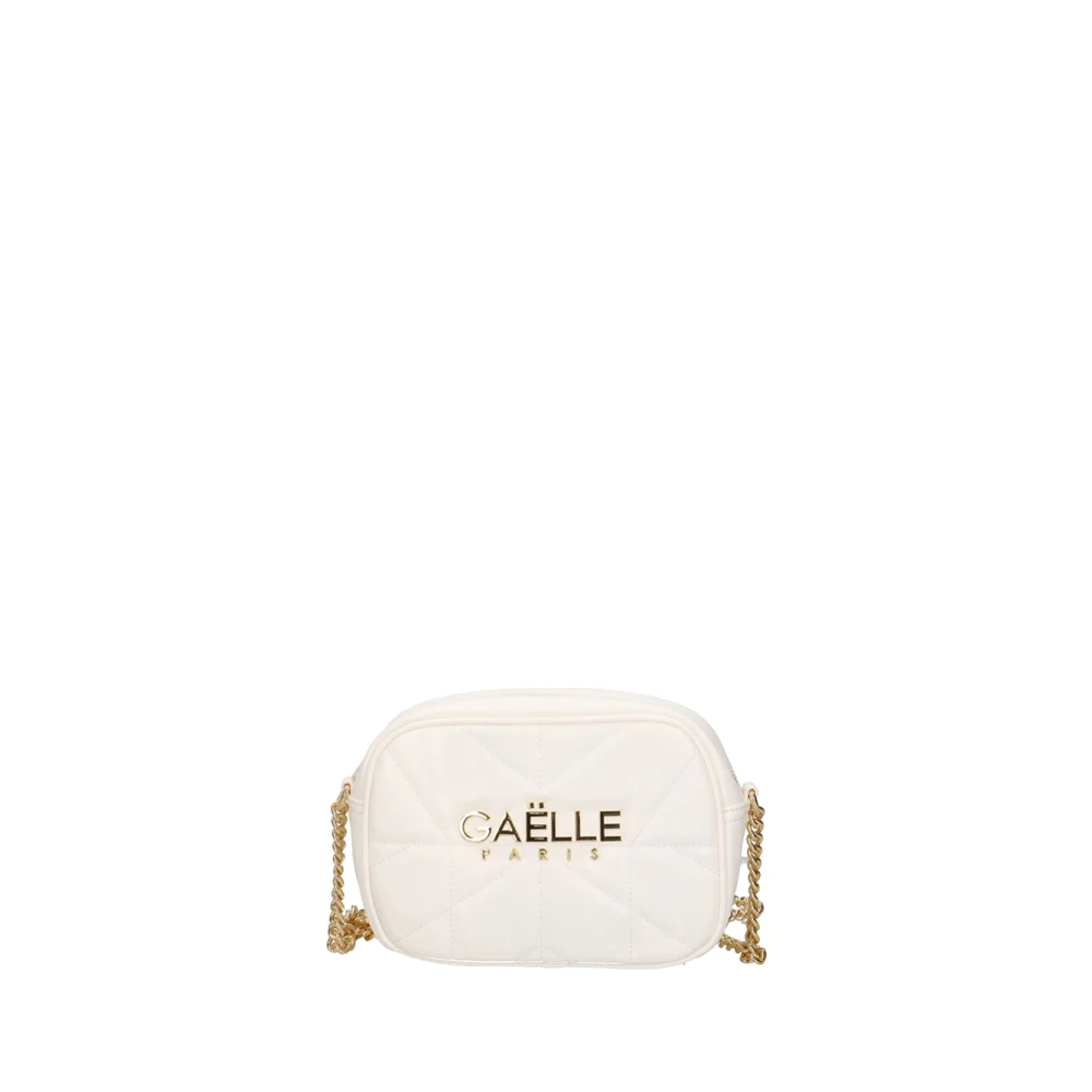 Gaëlle Paris Witte leren handtas elegante accessoire White Dames