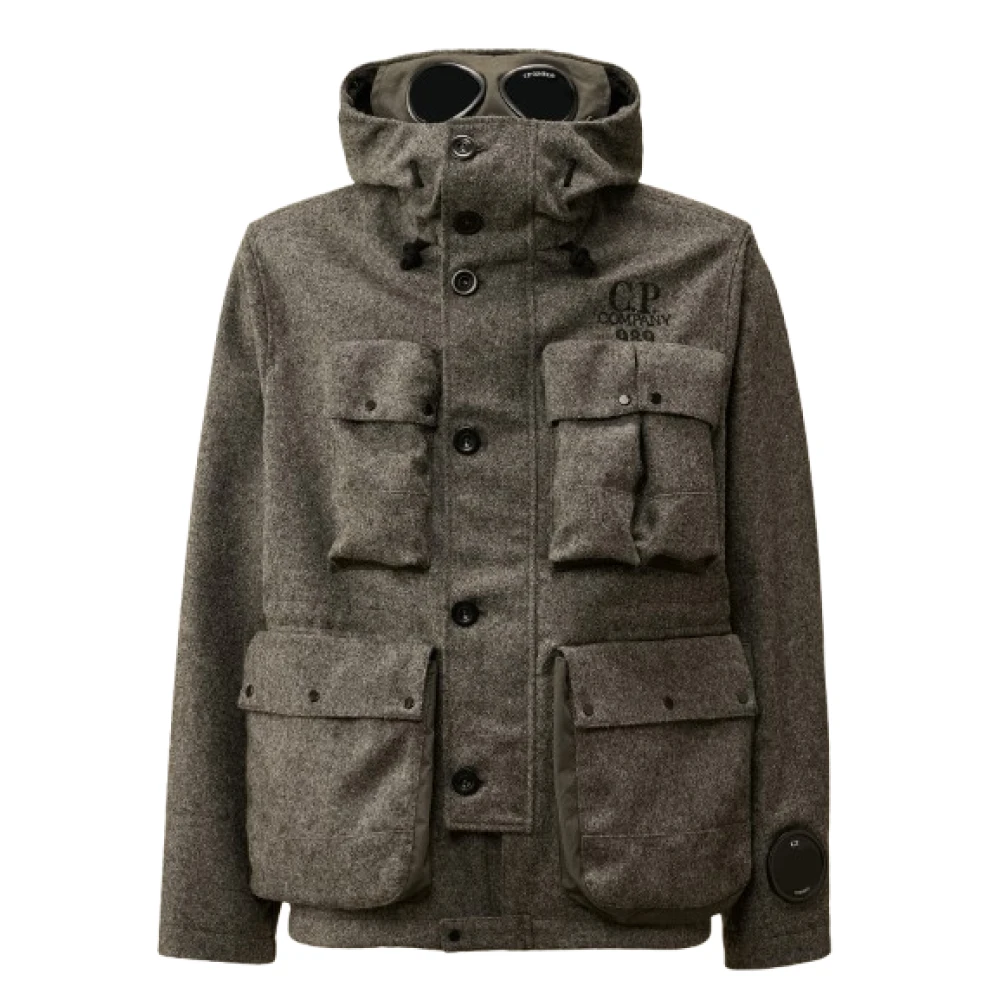 C.P. Company Shetland Twill Mille Jack Antraciet Grijs Gray Heren