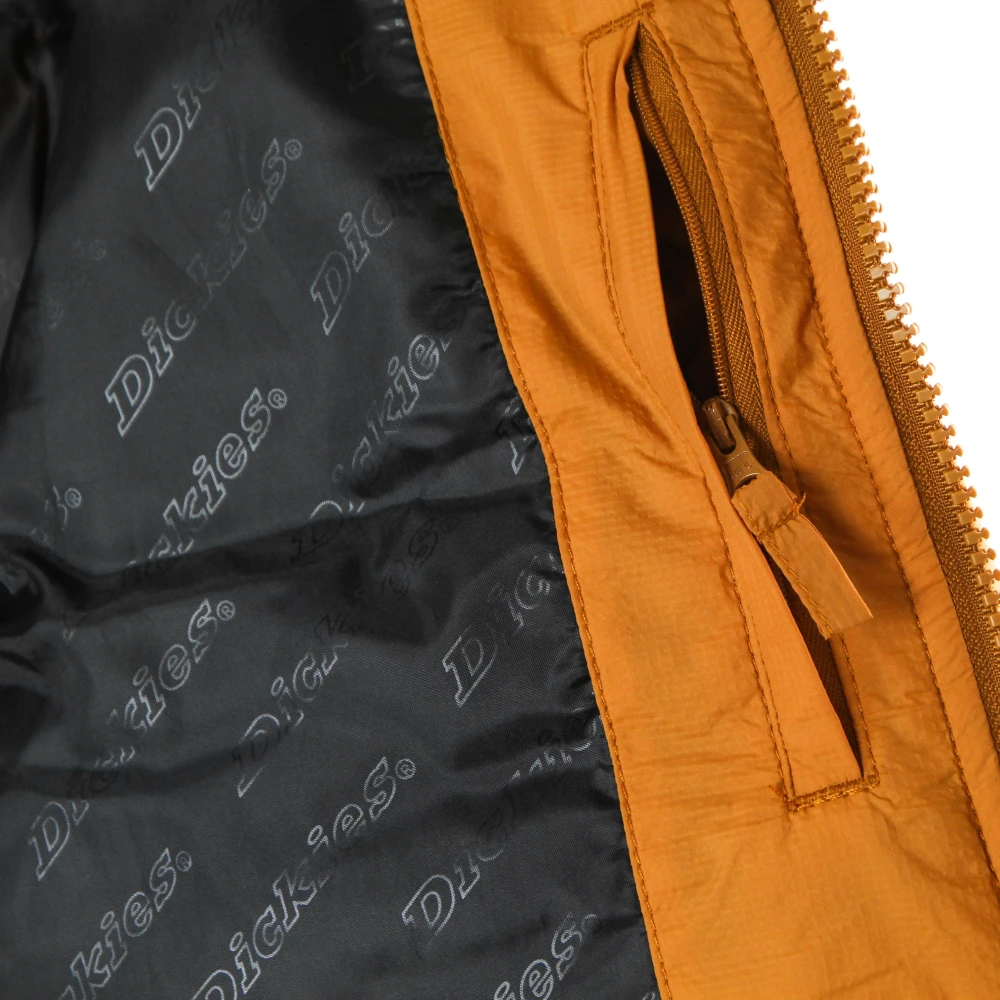 Dickies Waterafstotende Donsjack met Hoge Kraag Orange Heren