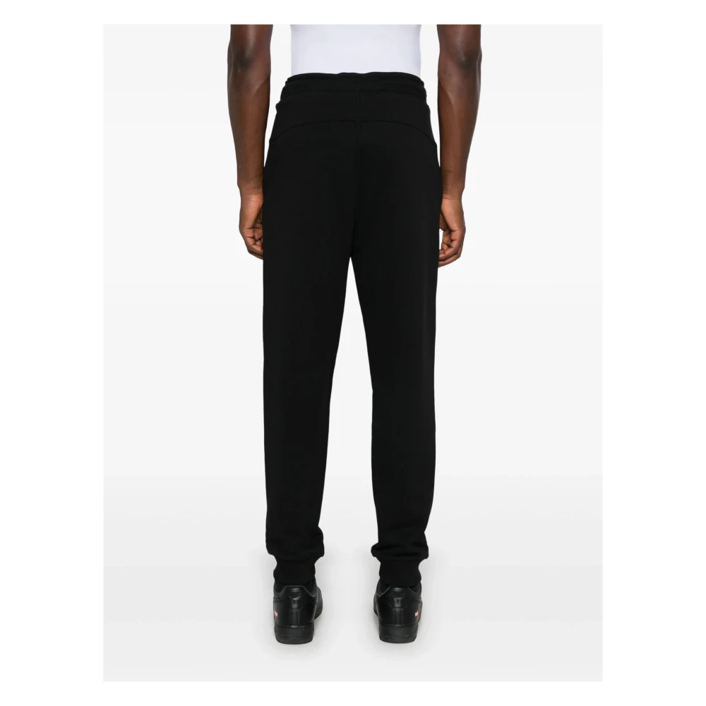 Calvin Klein Zwarte Geborduurde Logo Jogger Broek Black Heren