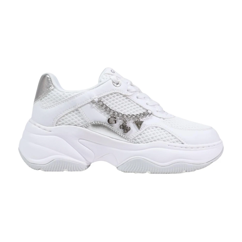 Guess Women's White Sneakers, 8 Uk, Harpaa Trainers