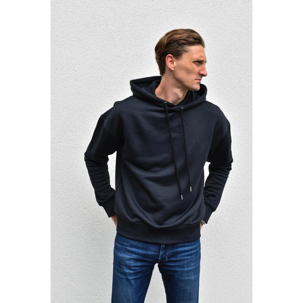 Stutterheim Zachte Fleece Hoodie Black Heren