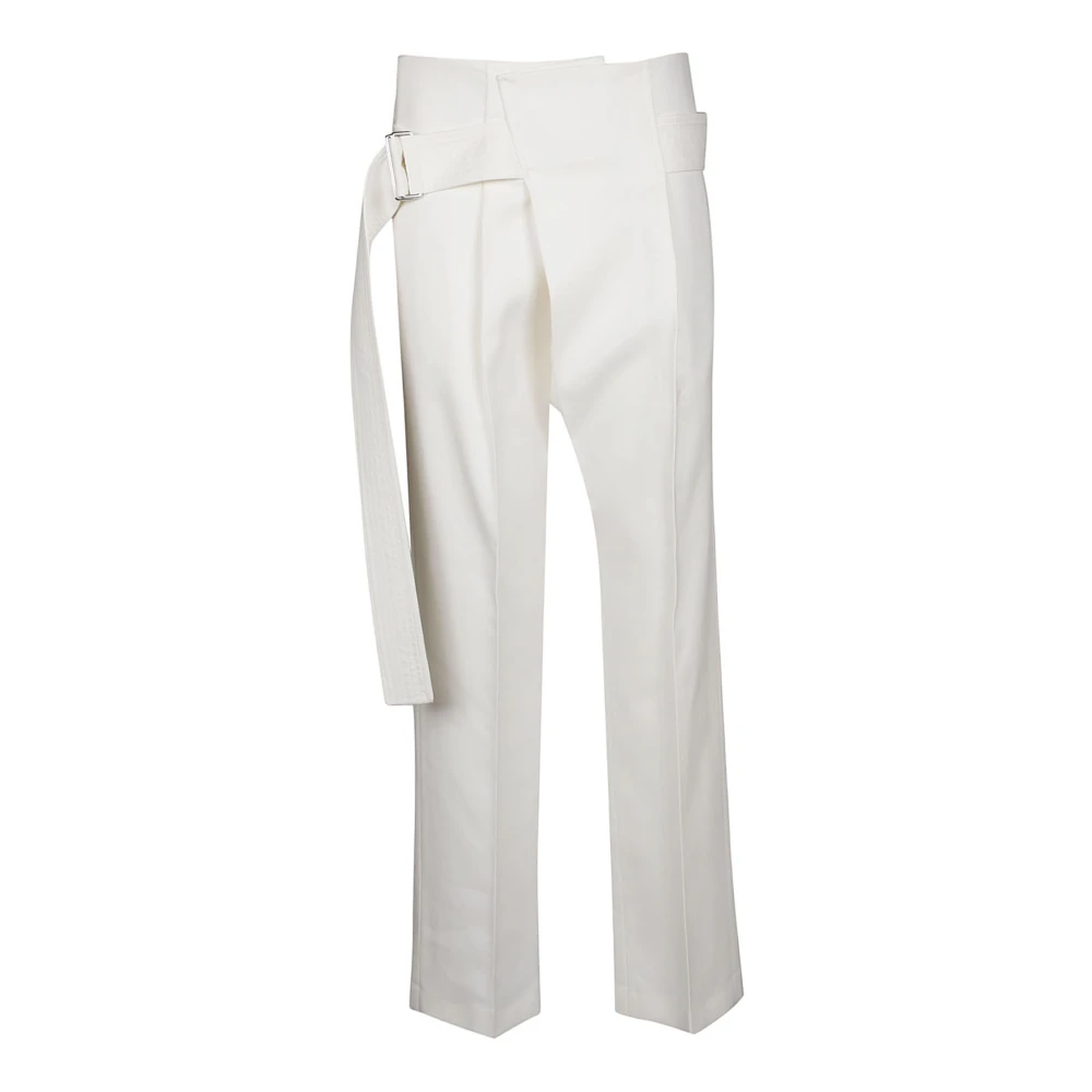 Victoria Beckham Uppgradera din garderob med oversized chinos White, Dam