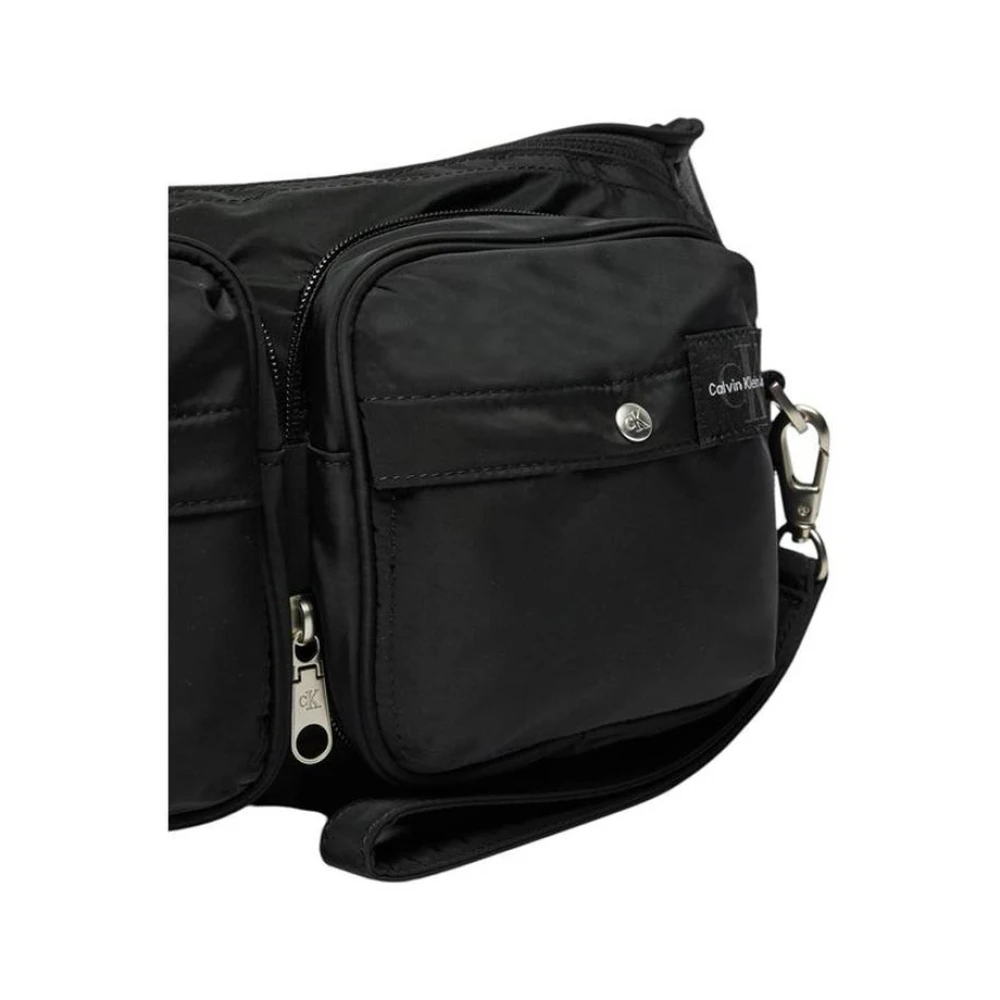Calvin Klein Jeans Opvouwbare Messenger Sling Tas Black Heren