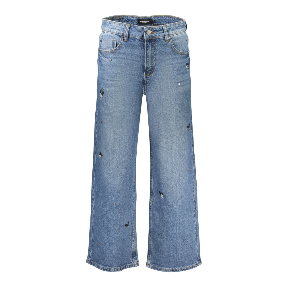 Desigual Blue Cotton Women's Jeans - 34 - Image 3