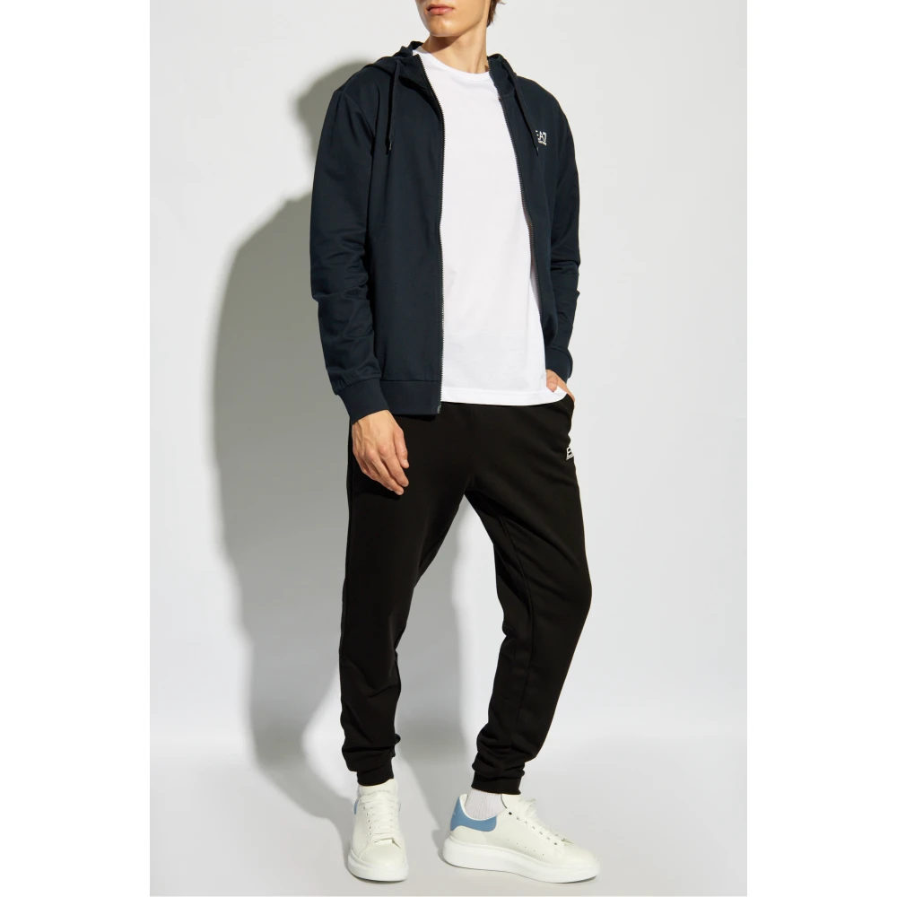 Emporio Armani EA7 Zip-up Sweatshirt Blue Heren