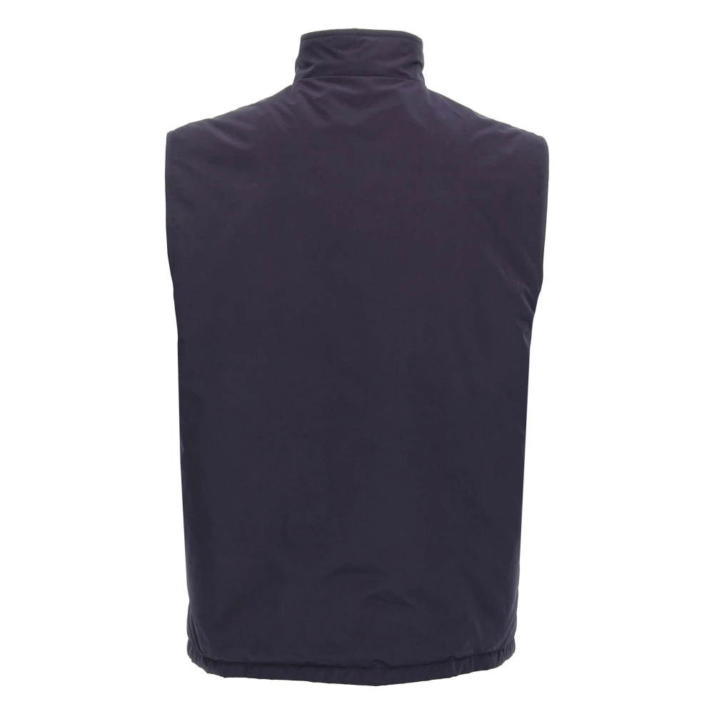 BRUNELLO CUCINELLI Kleurrijke Gewatteerde Thermore Vest Blue Heren