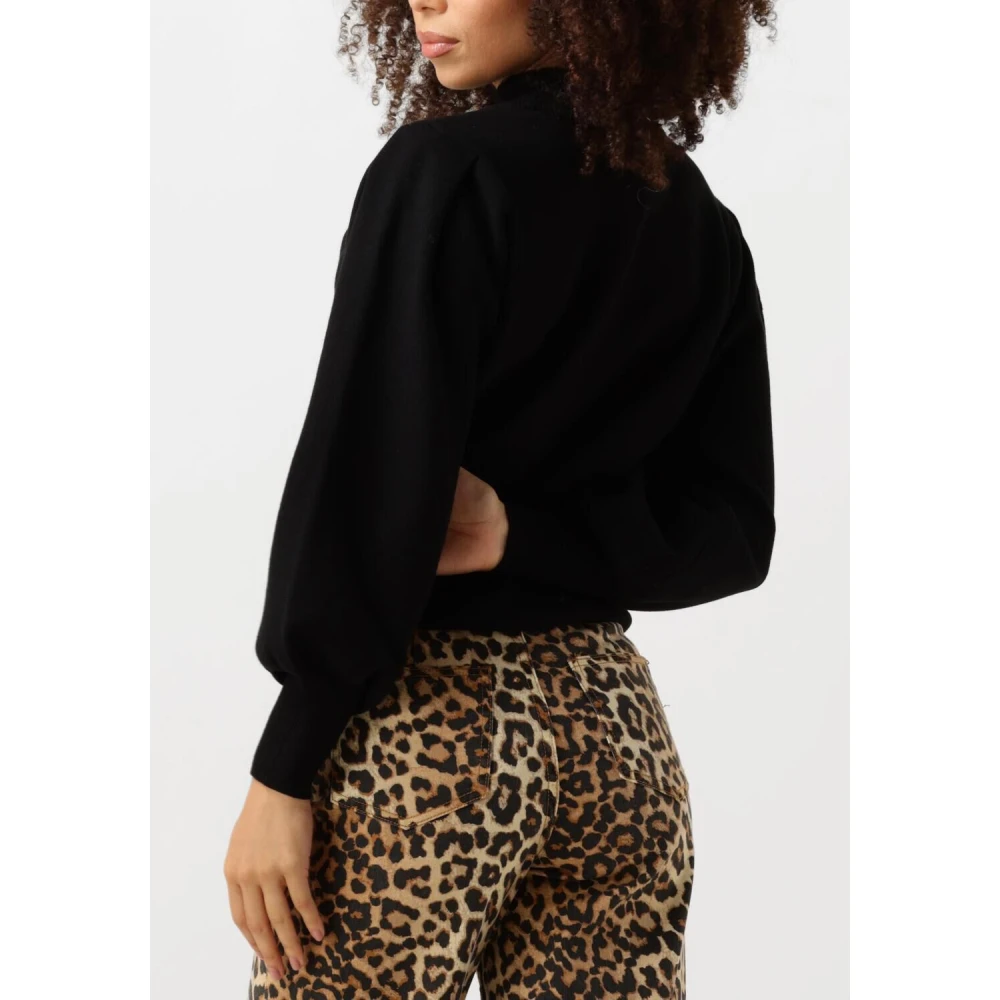 Y.A.S Zwarte Gebreide Pullover Trui Black Dames