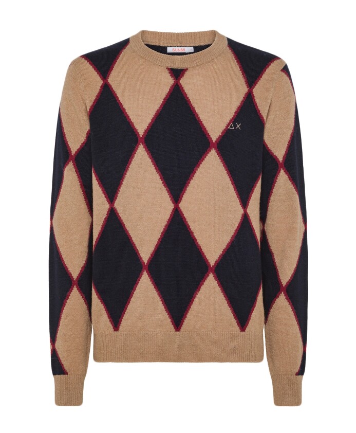 pull-col-rond-en-laine-melangee-a-motif