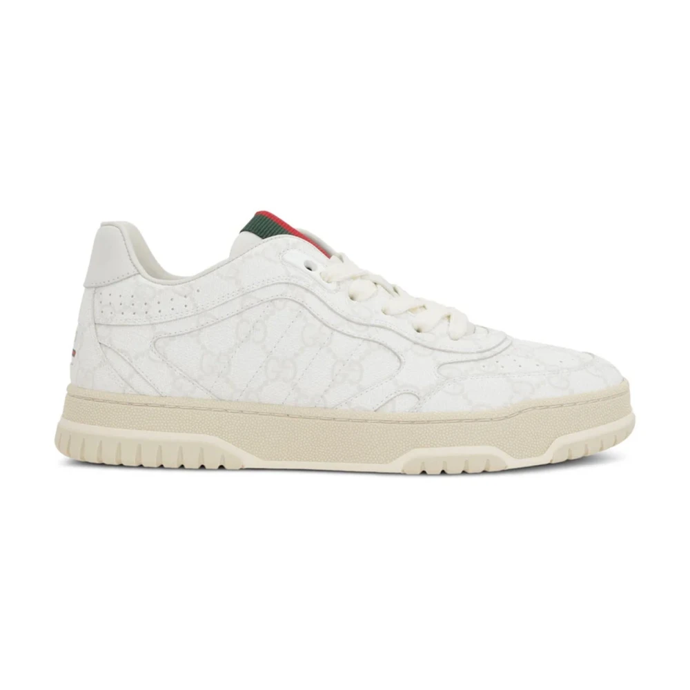 Gucci Women's White Sneakers, 3 Uk, Trainers Re-Web Style