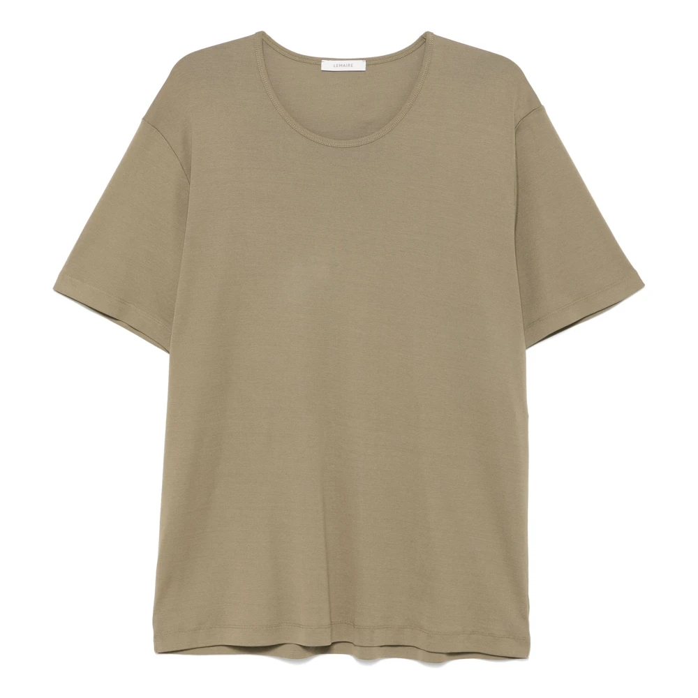 Lemaire Casual Katoenen T-shirt Green Heren