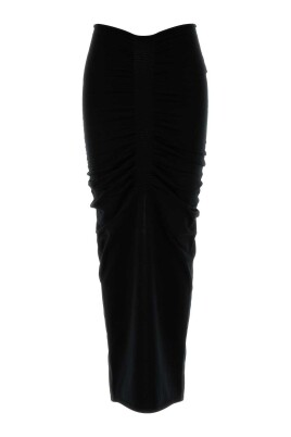ruched-maxi-skirt