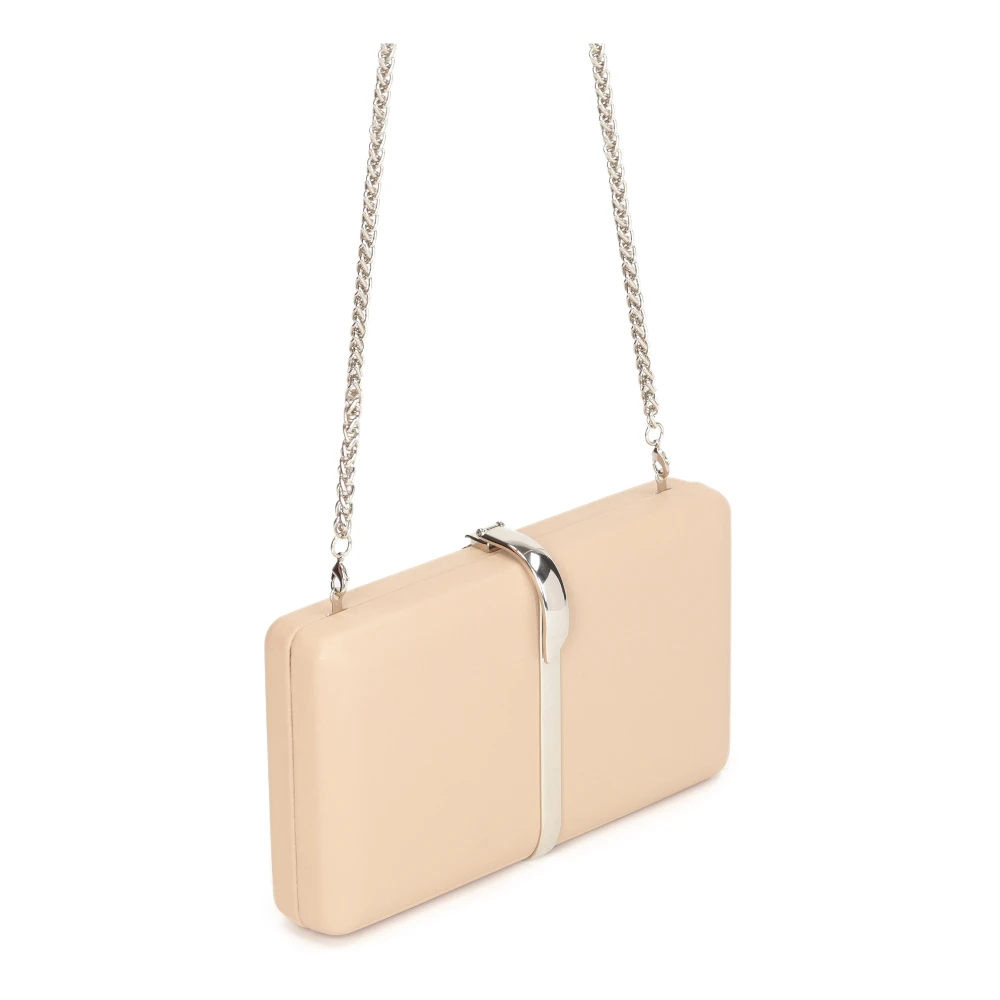 Kazar Dames beige clutch tas Beige Dames