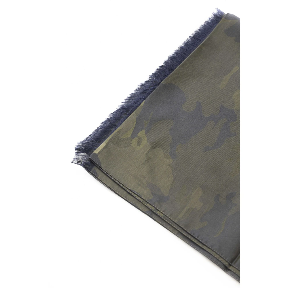 Trussardi Accessoires Sjaals met Print Green Heren