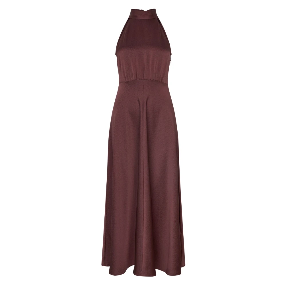 Samsøe Samsøe Brown Dresses - Female - Midi Dresses - S - Dresses