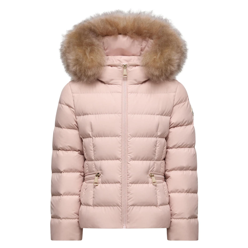 Moncler Girls Pink Winter Jackets, 4 Y, Padded Boedette Jacket For