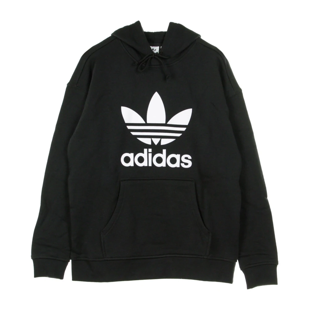 Adidas Dam Trefoil Hoodie Svart/Vit Black, Dam