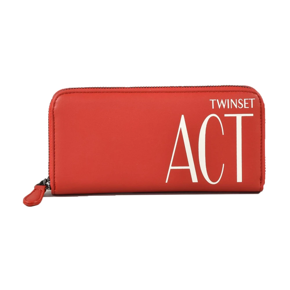 Twinset Rode portemonnee uit de Actitude-collectie Red Dames