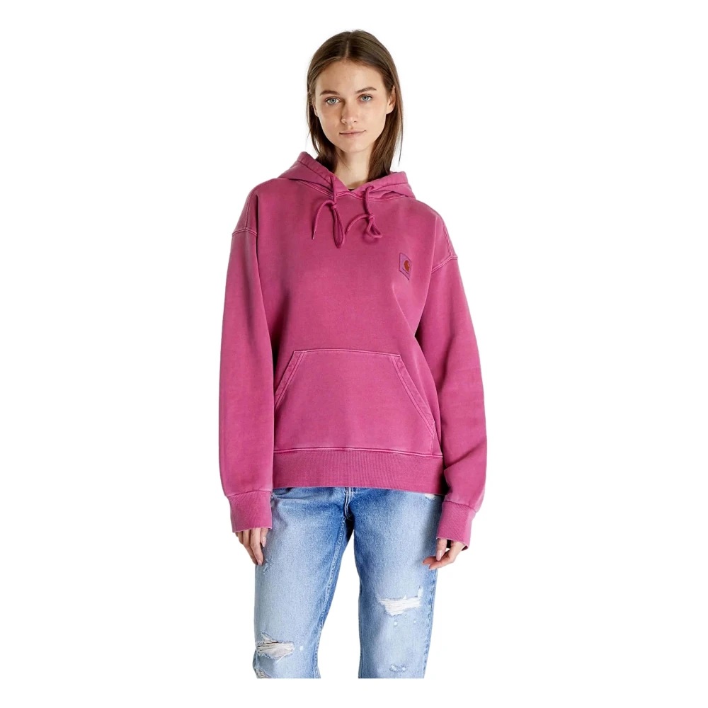 Carhartt Wip Nelson Hoodie Pink, Dam