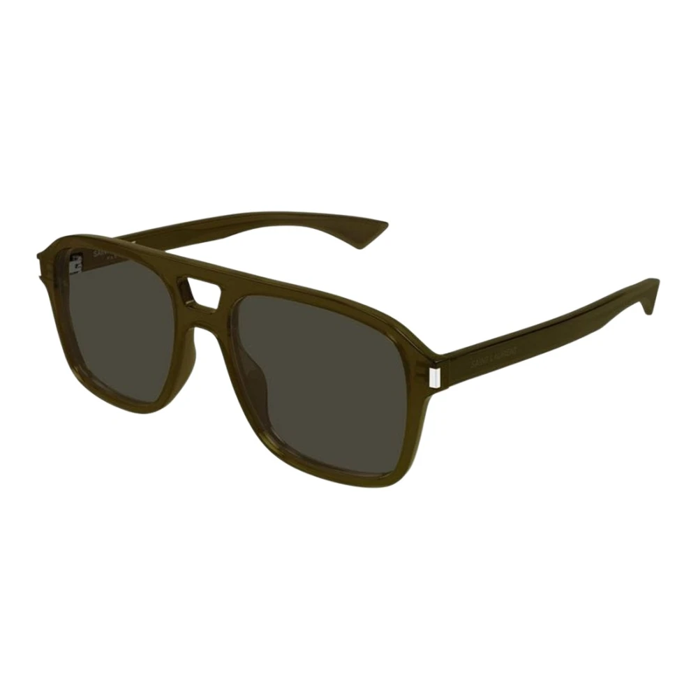 Saint Laurent Unisex Brown Aviator Sunglasses - Sunglasses - 55 Mm - Accessories