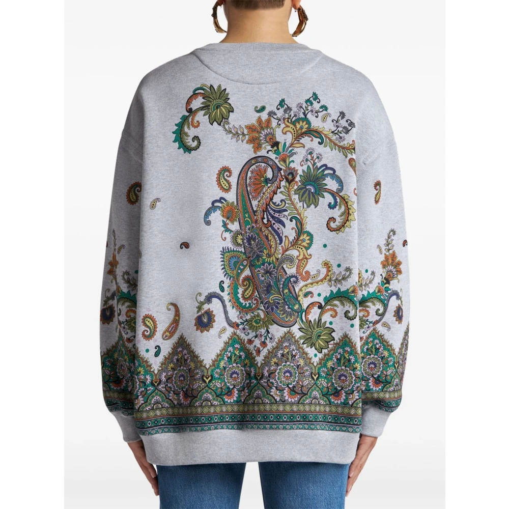 ETRO Grijze Sweater Collectie Gray Dames