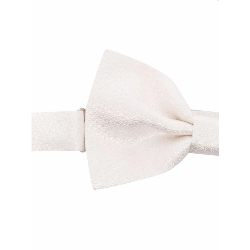 Tagliatore 0205 Stropdassen Wit White Heren