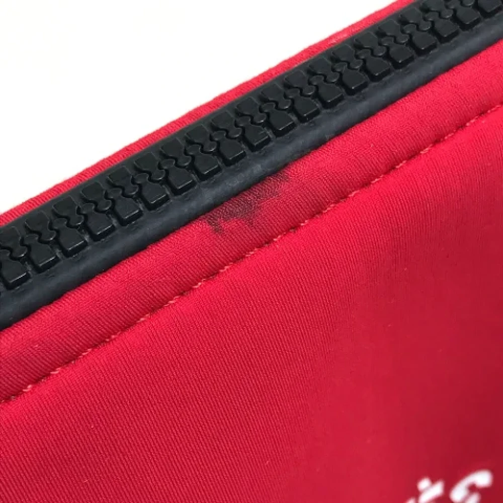 Hermès Vintage Pre-owned Fabric clutches Red Dames