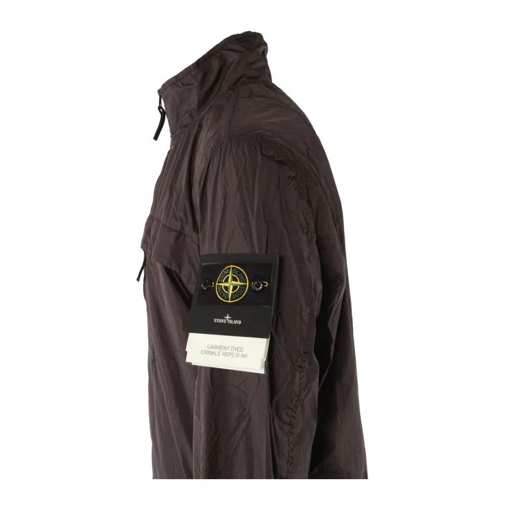 Stone Island Groene Nylon Jas Heren Stijl 801541022 Green Heren