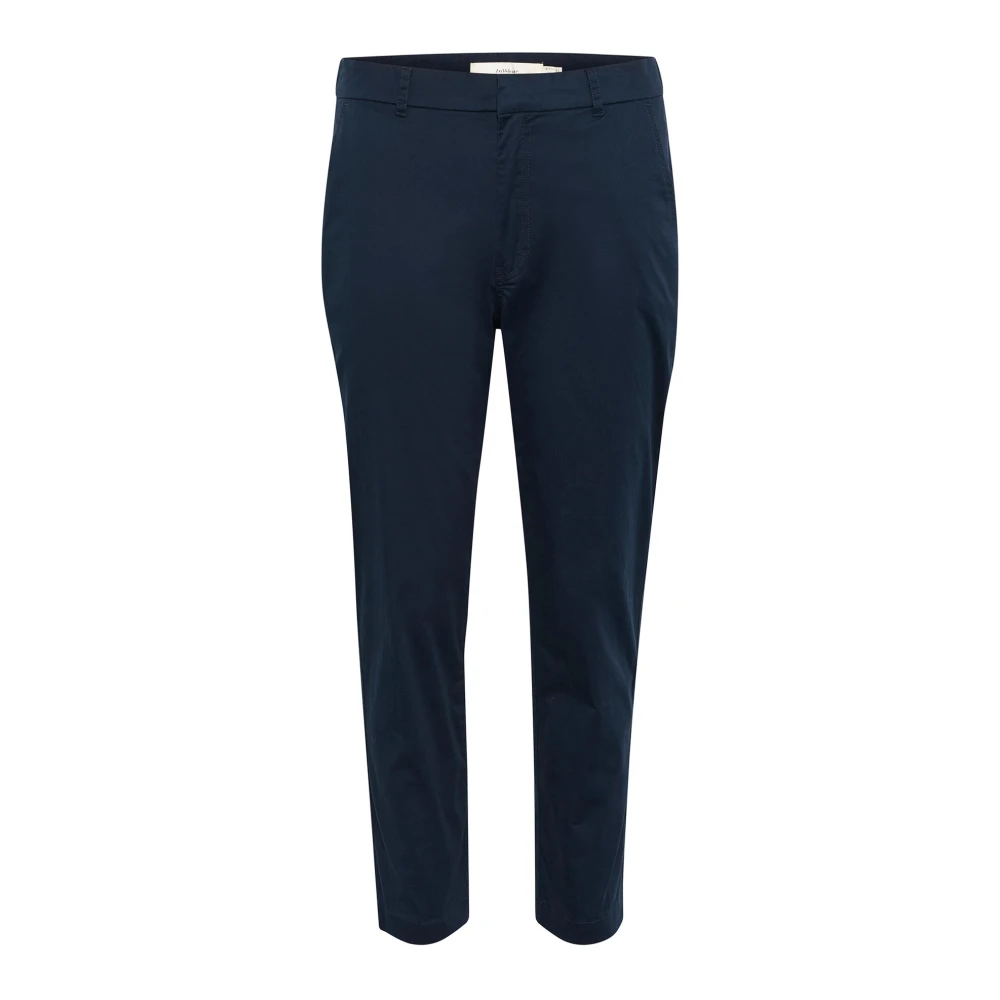 InWear Marineblauwe Cropped Broek Blue Dames
