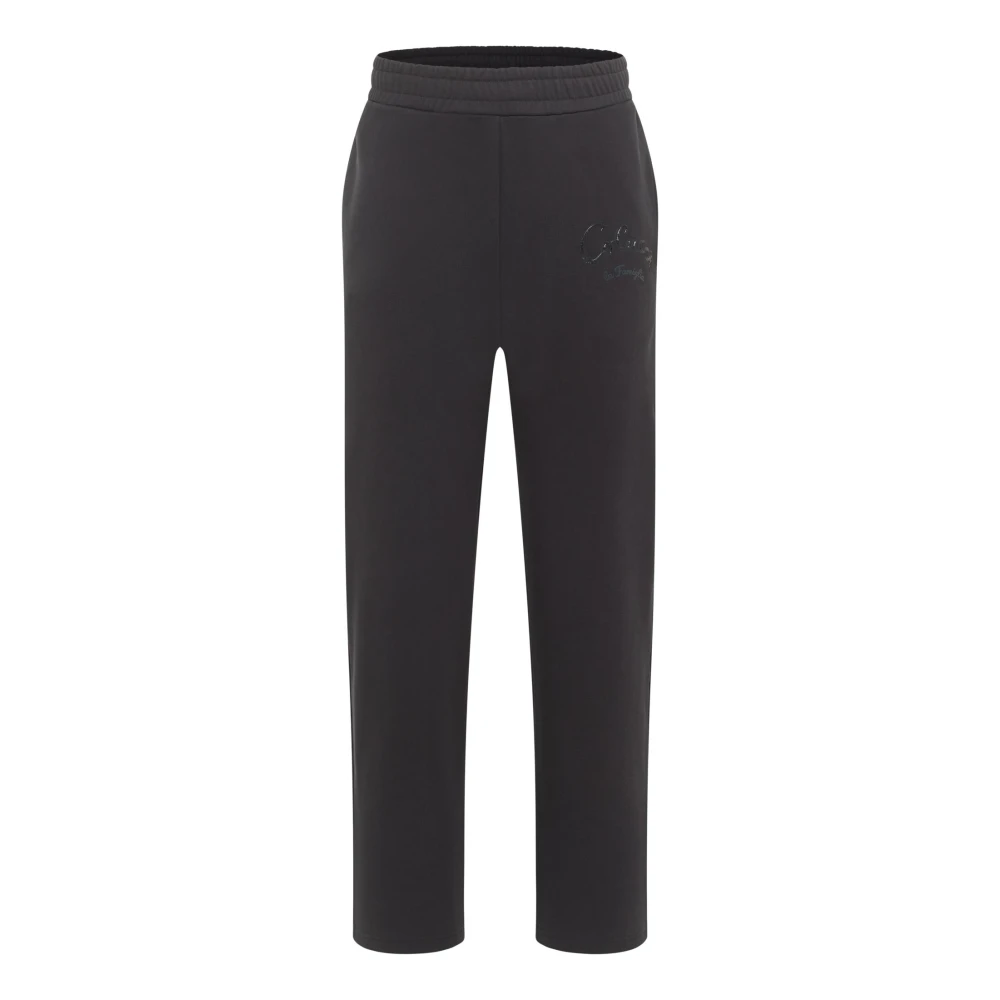 Carlo Colucci Men's Black Sweatpants, L, La Famiglia Sweat Trousers