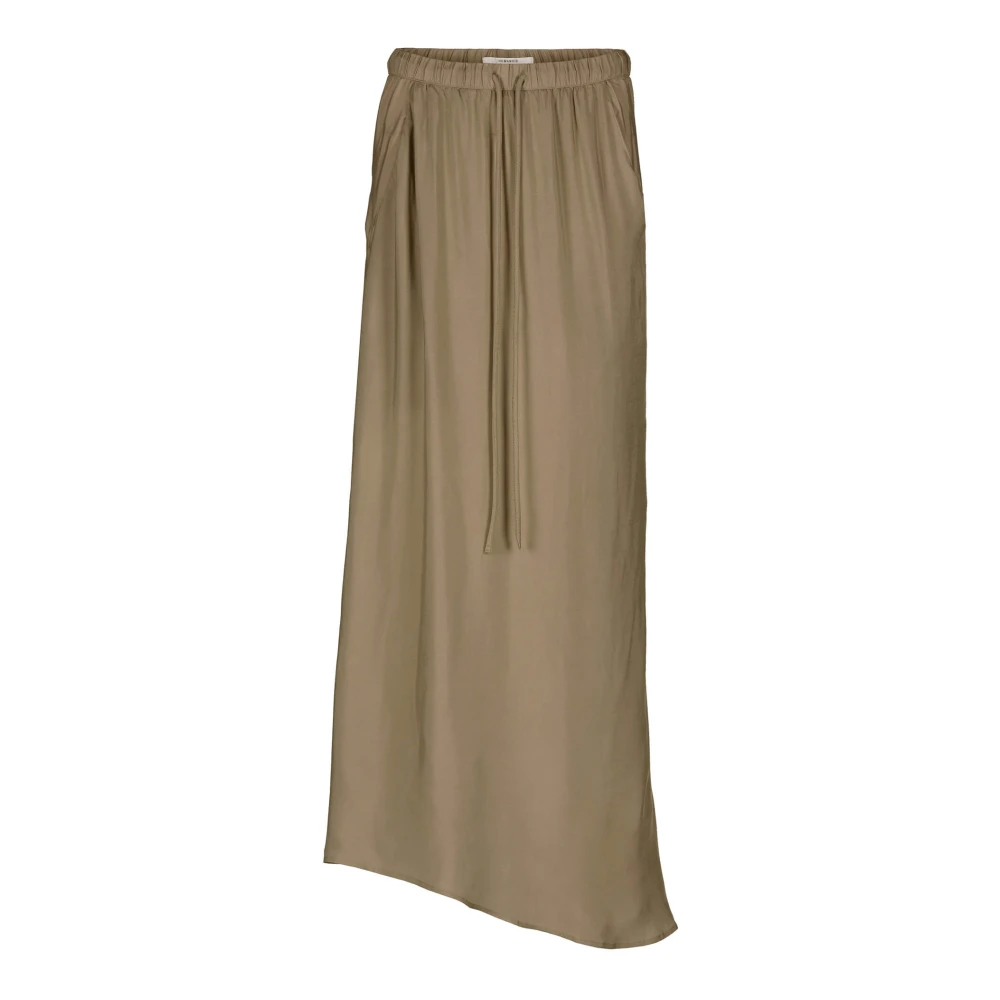 Humanoid Mud Kjol Maxi Stil Beige, Dam