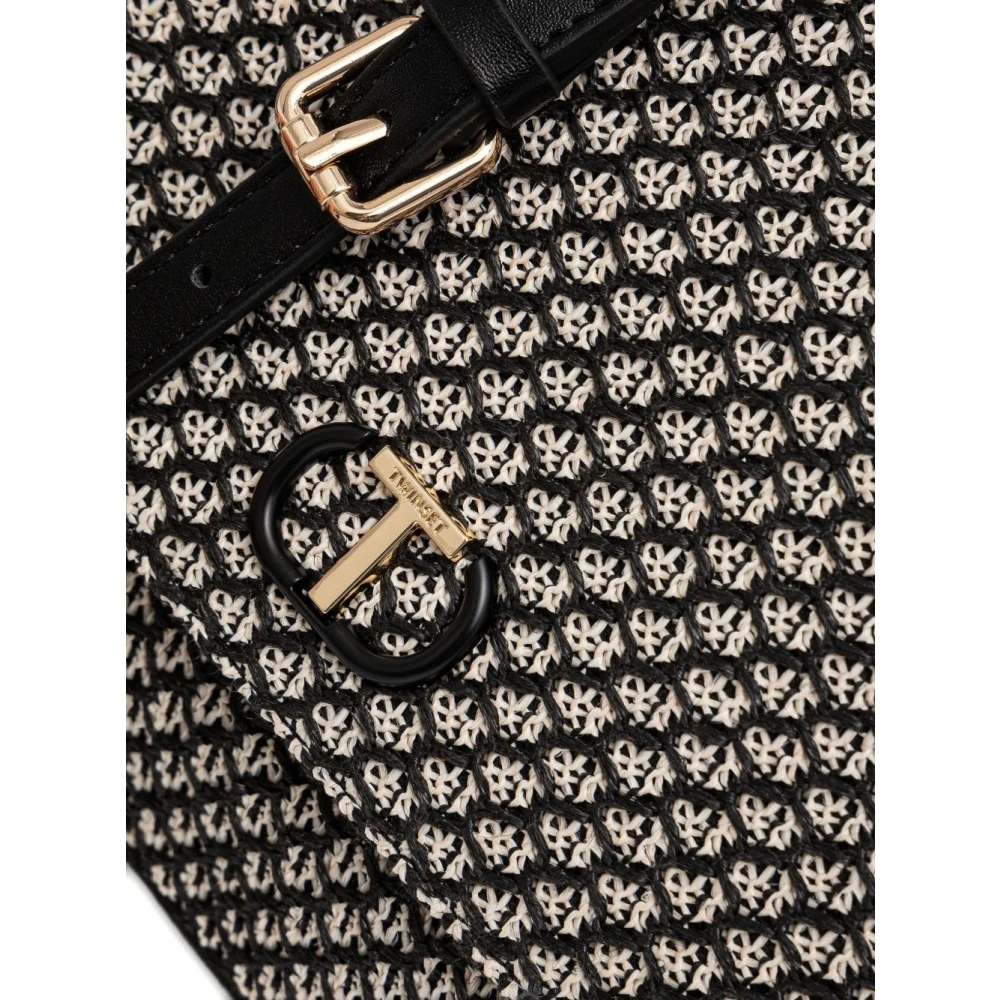 Twinset Zwarte tassen voor een stijlvolle uitstraling Black Dames