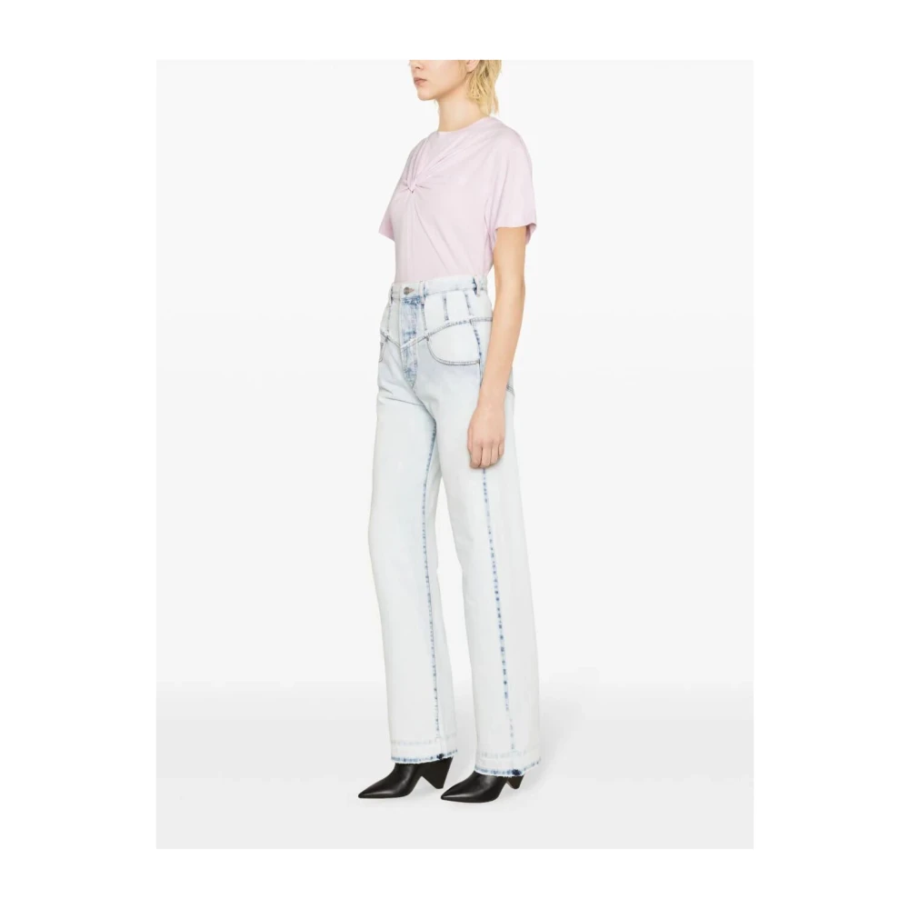 Isabel marant Blauwe Noemie stijlvolle top Blue Dames