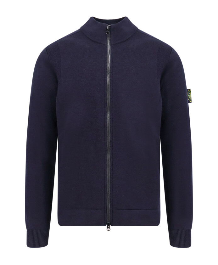 pull-bleu-zip-col-montant-manches-longues