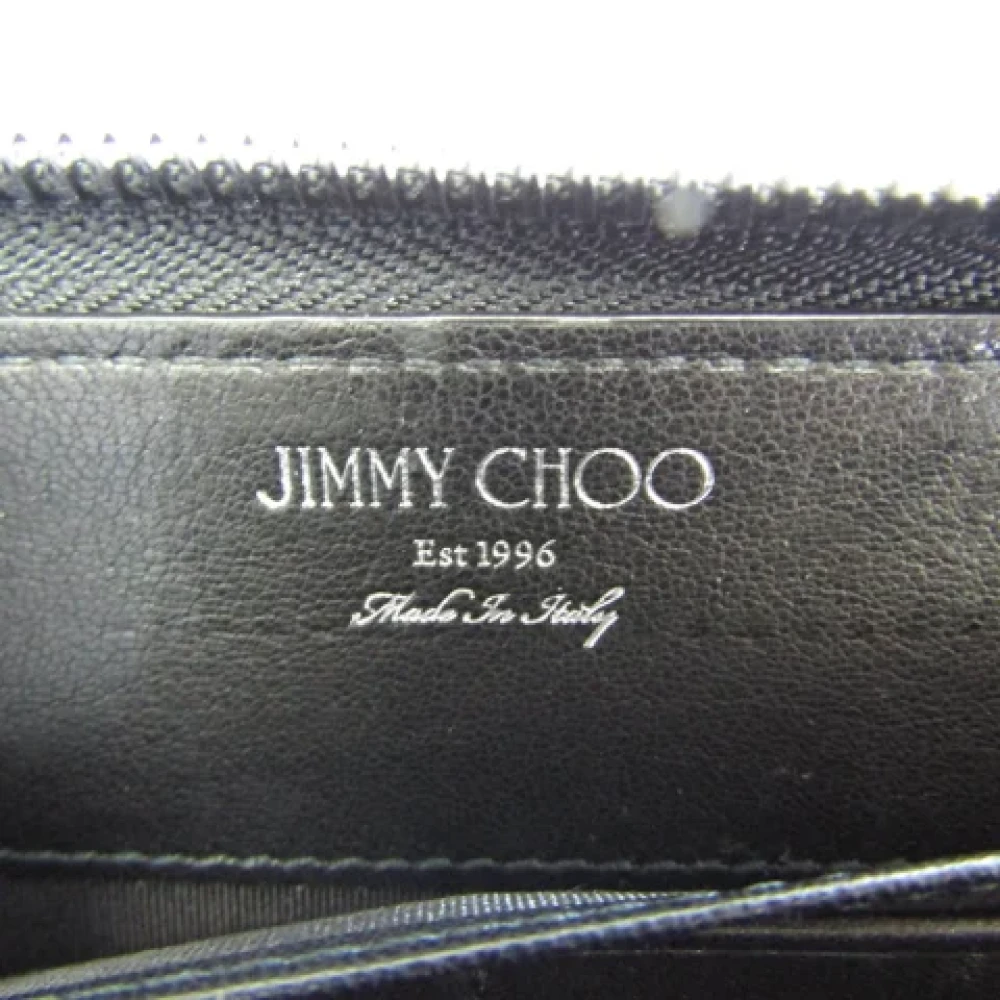 Jimmy Choo Pre-owned Leather wallets Black Dames