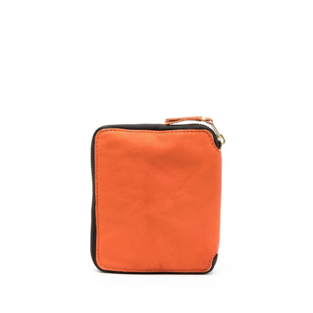 Comme des Garçons Gewassen portemonnee in brandend oranje Orange Heren
