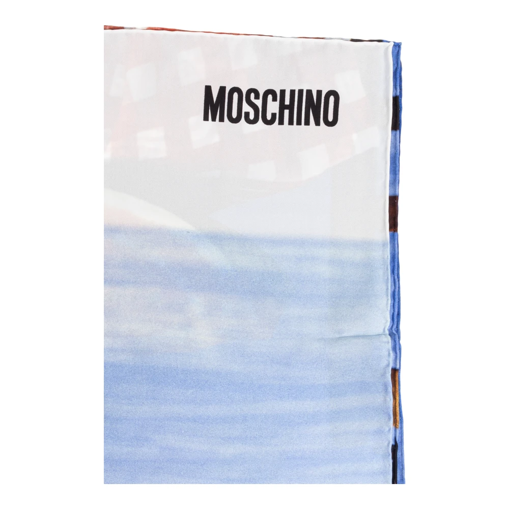 Moschino Zijden sjaal Multicolor Unisex