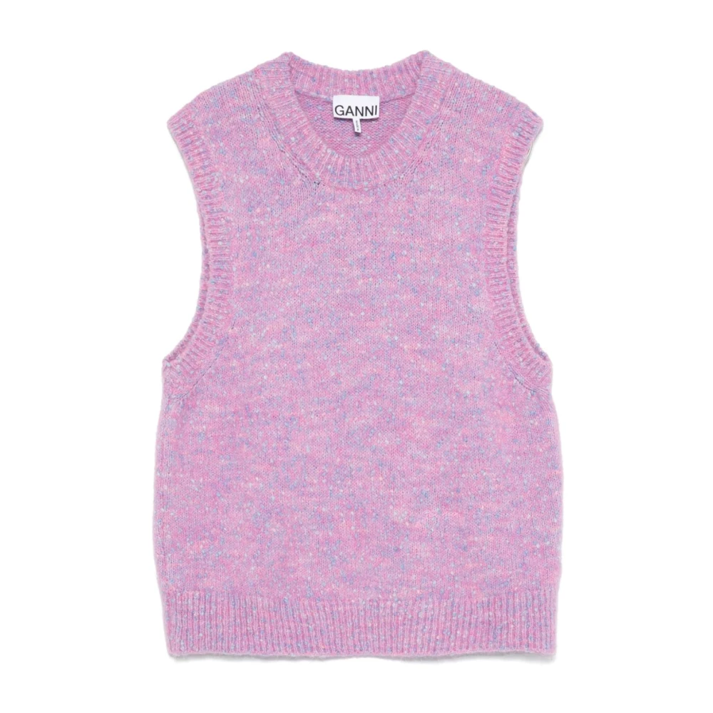 Ganni Stijlvolle Sweaters Collectie Pink Dames