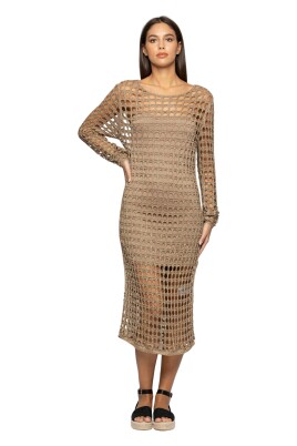 mesh-effect-long-dress-with-metallic-details