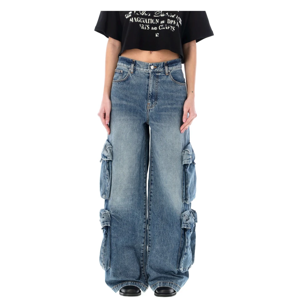 Baggy Cargo Denim Jeans