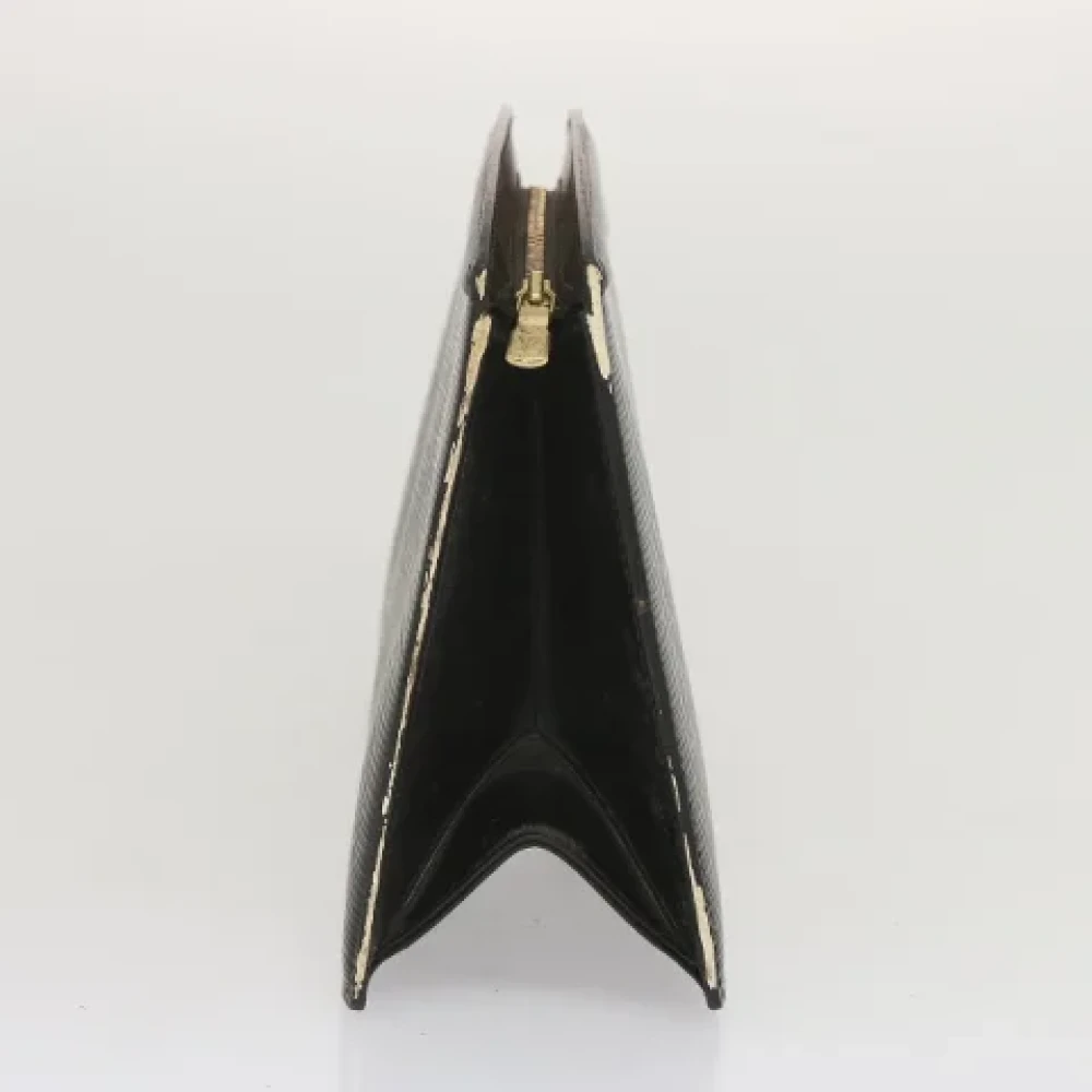 Louis Vuitton Vintage Pre-owned Leather clutches Black Dames