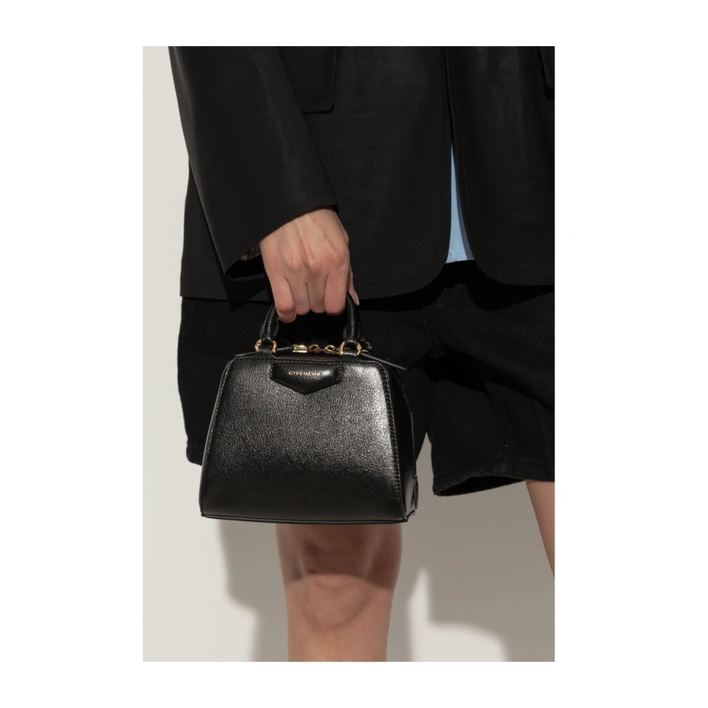 Givenchy Mini Antigona Cube Tote Bag Black Dames