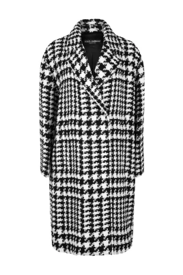 Oversized Houndstooth Coat