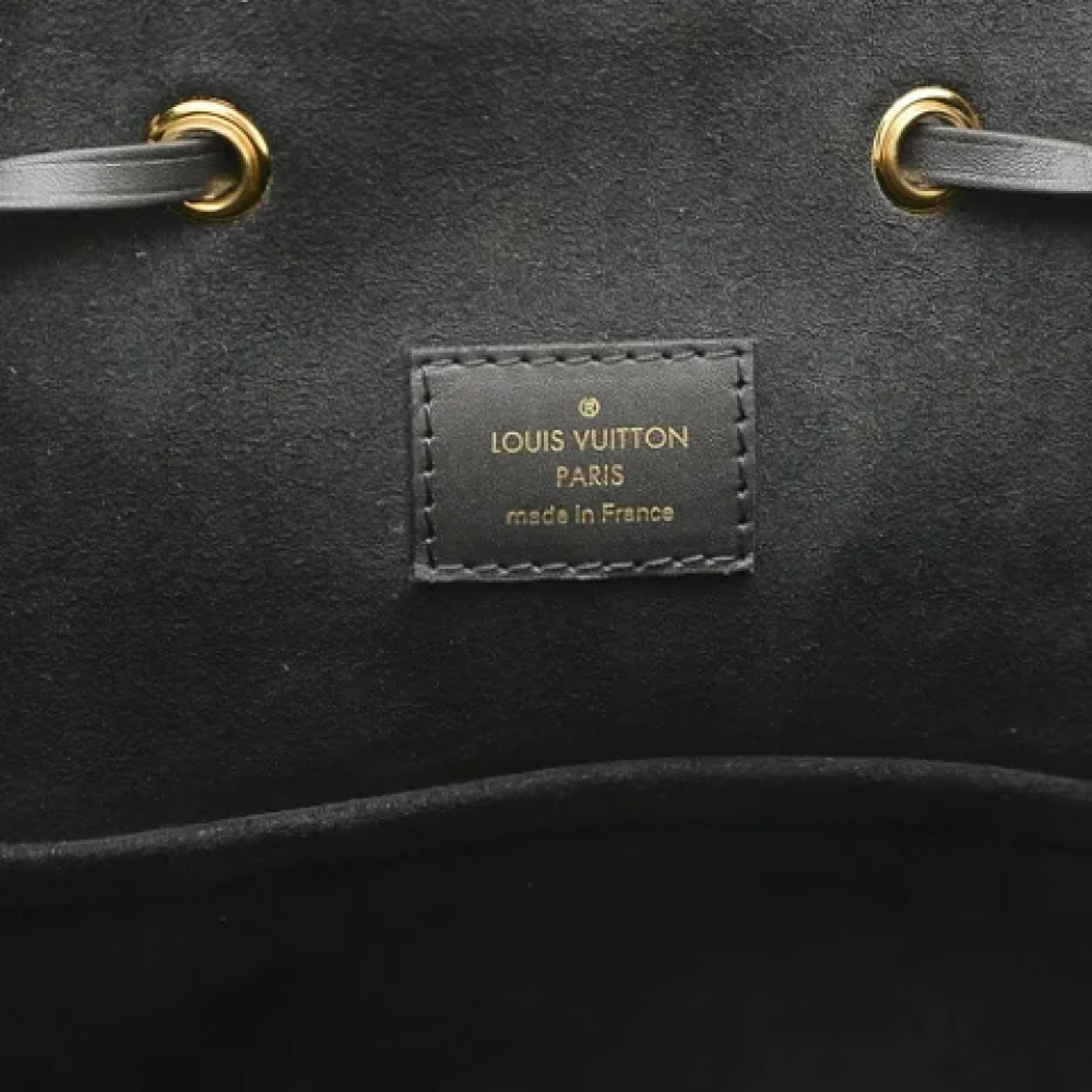 Louis Vuitton Vintage Pre-owned Fabric backpacks Black Dames
