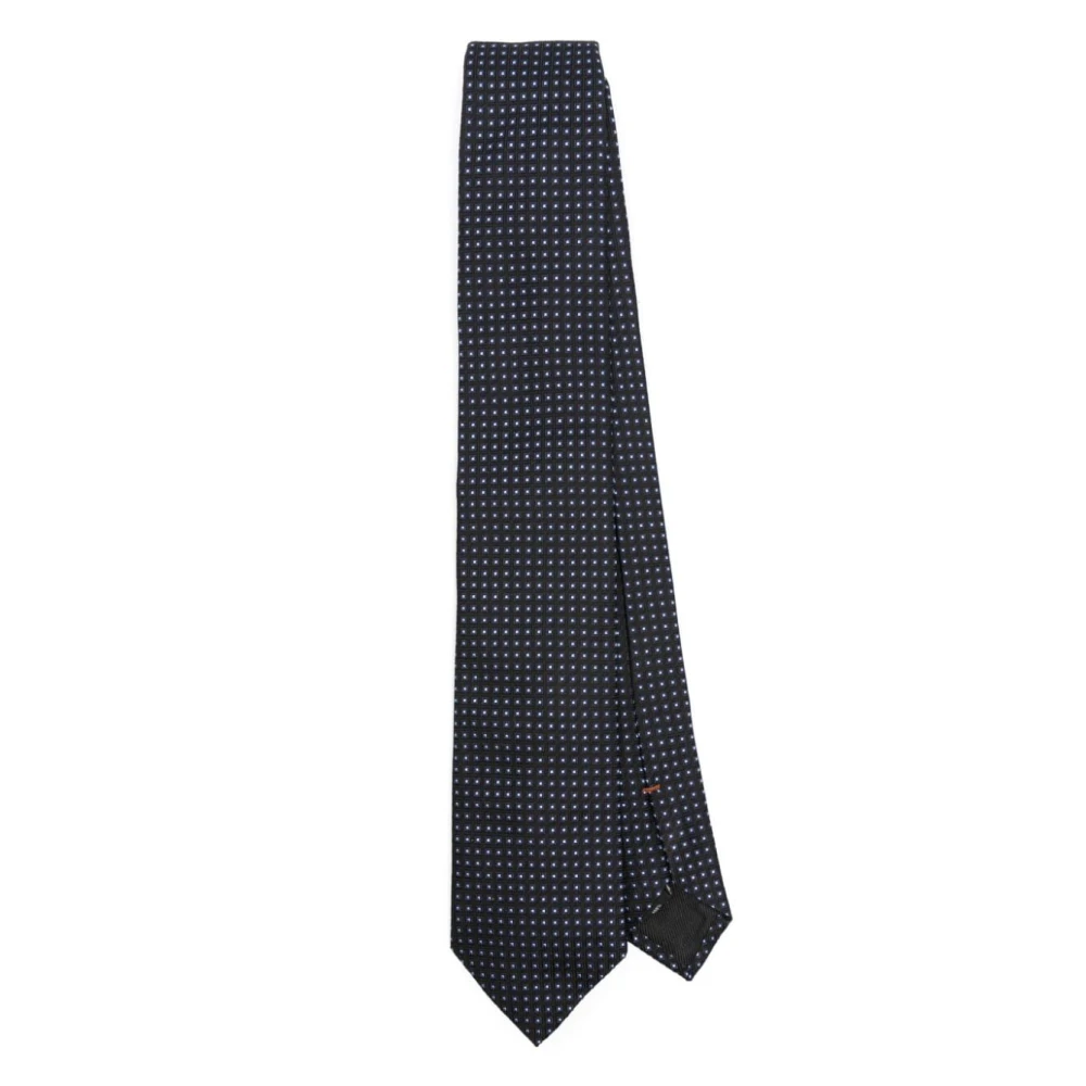 Ermenegildo Zegna Klassieke Zijden Stropdassen Collectie Blue Heren