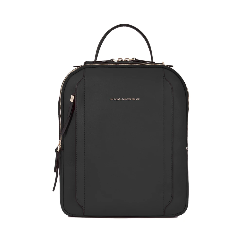 Piquadro Femme Noir Sacs, Taille: One Size Circle Rfid Backpack