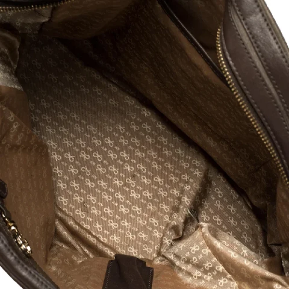 Anya Hindmarch Pre-owned Leather handbags Brown Dames