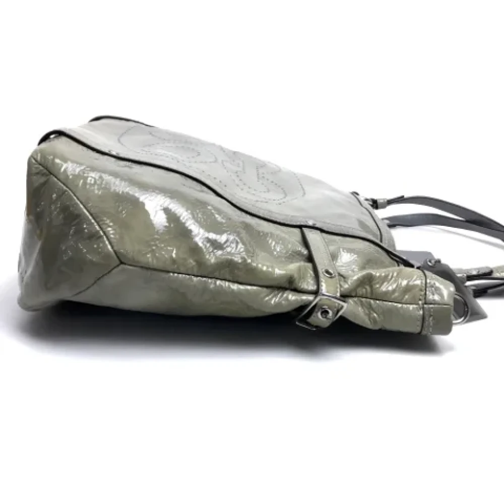 Coach Pre-owned Leather handbags Gray Dames