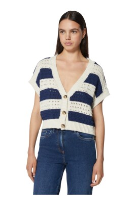 cardigan-court-tricote-en-motif-raye-perfore