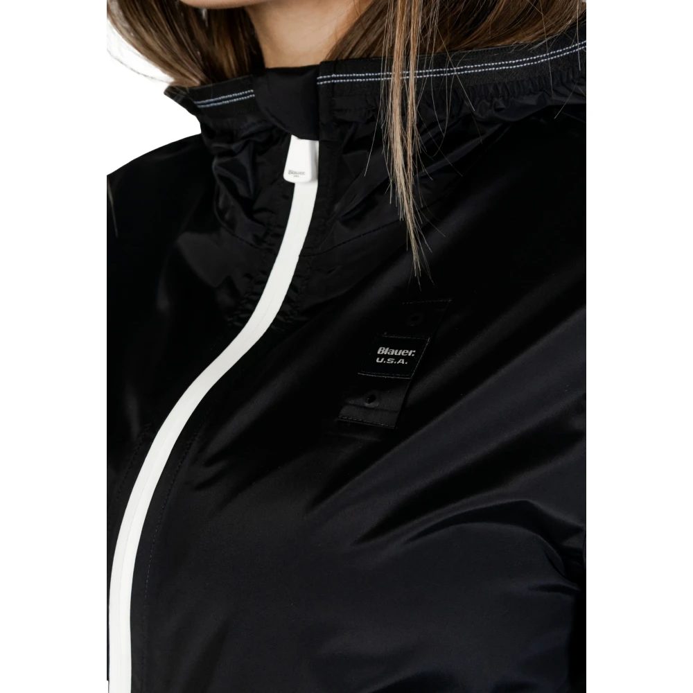 Blauer Lente Zomer Damesjassen Collectie Black Dames